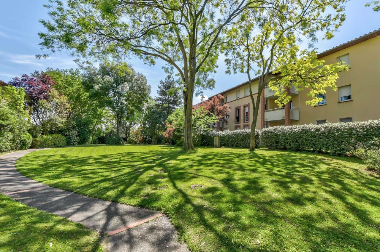 T2 Jardinet Avec Piscine, Parking Et Tennis Toulouse Exterior foto