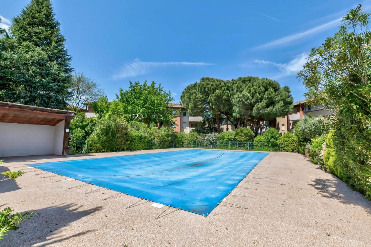 T2 Jardinet Avec Piscine, Parking Et Tennis Toulouse Exterior foto